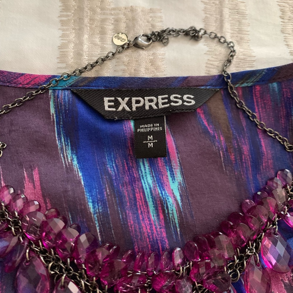 EXPRESS Multicolored Dress - Picture 4 of 8